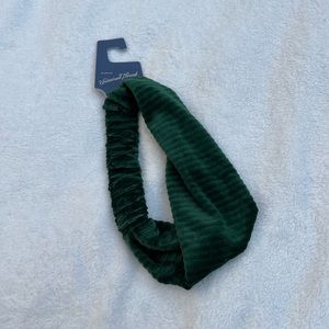 Velvet Green Head Wrap